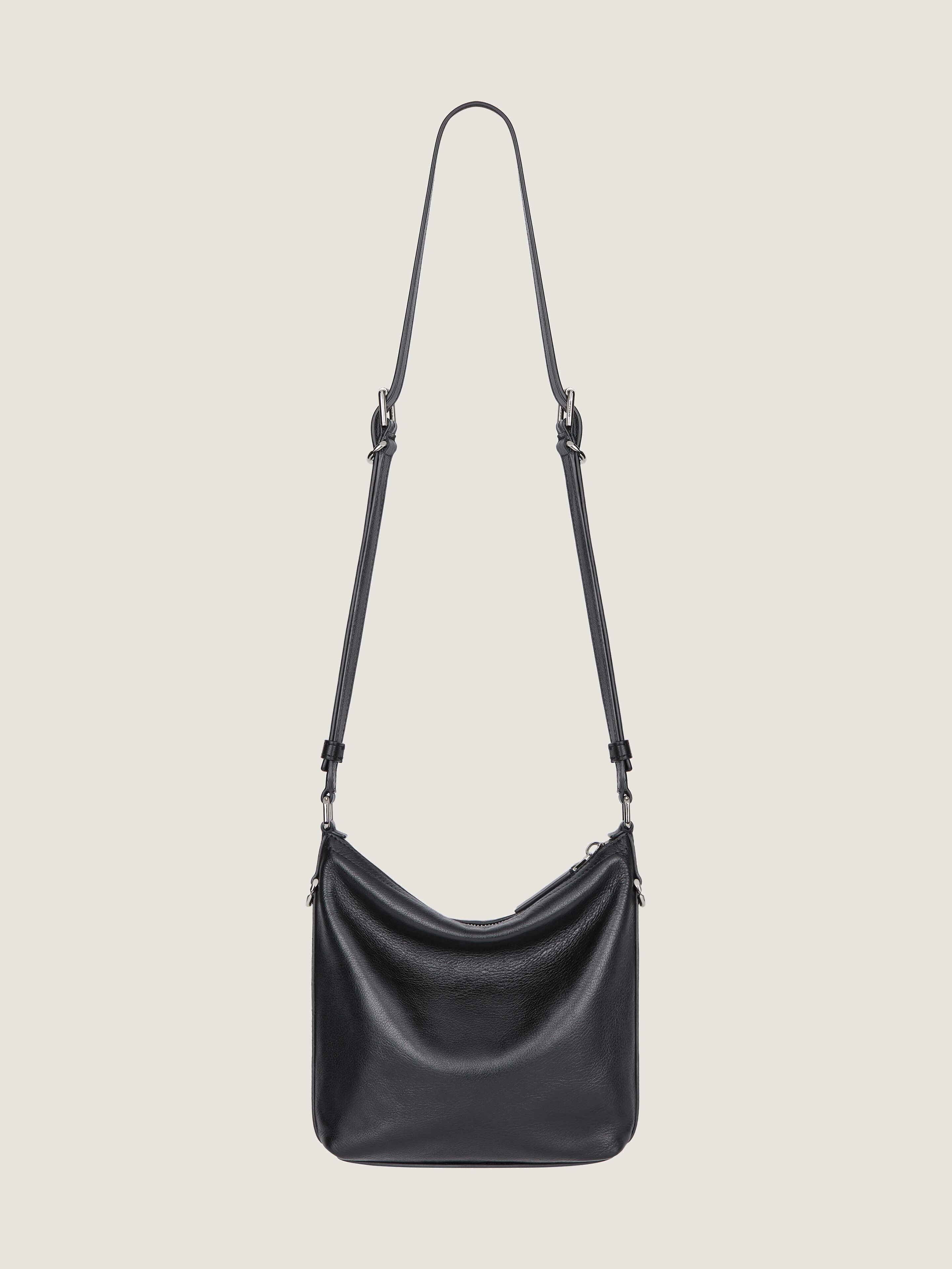 Small Voyou Crossbody bag in grained leather